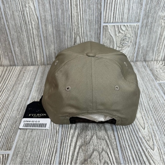 Filson Mens Rope Trucker Khaki Orange Scenic Patch Snapback Outdoor Dad Cap NEW - Picture 4 of 7